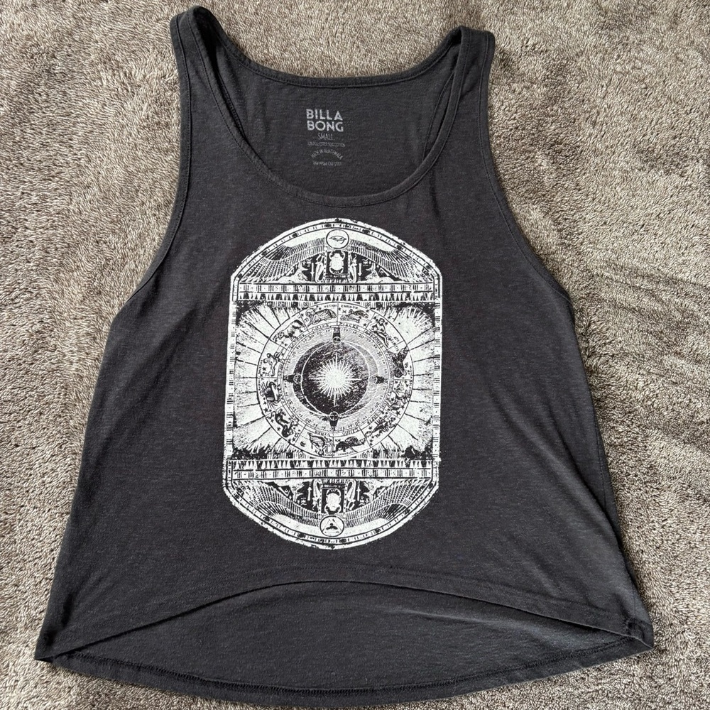 $10 add-on S Billabong boho racerback tank